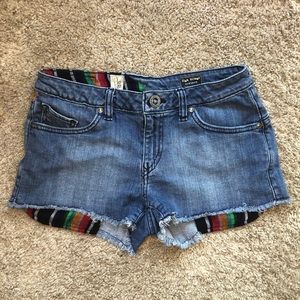 Liberated- Volcom high voltage denim shorts size 7